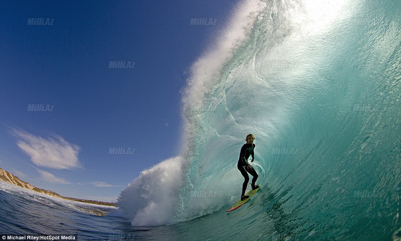 Dalğaları ram edən cəsurlar - FOTOSESSİYA