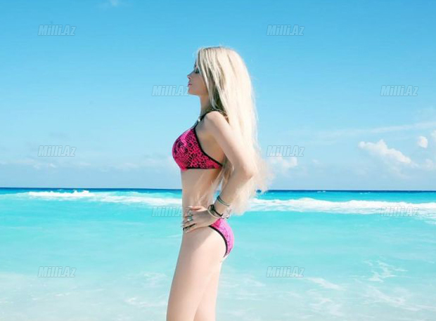 Barbiyə bənzəyən qadın: "Hava və işıqla qidalanıram" - FOTO