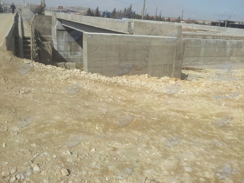 Bakıda yeni yol ötürücüsü tikilir - FOTO - XƏRİTƏ