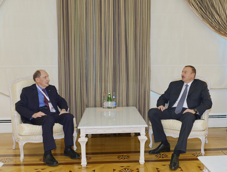 Prezident İlham Əliyev bir sıra görüşlər keçirib - YENİLƏNİB - FOTO