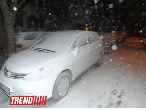 Bakıya qar yağır - YENİLƏNİB - FOTOSESSİYA