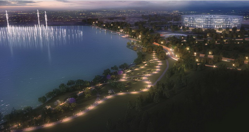 Böyük Şor gölü belə olacaq? - FOTO