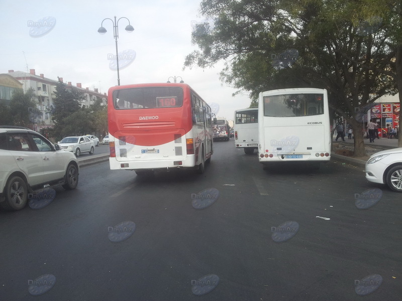 Bakıda özbaşına avtobus marşrutları - SİYAHI - FOTO