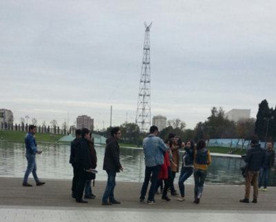 Bakının "sevgi parkı" - FOTO
