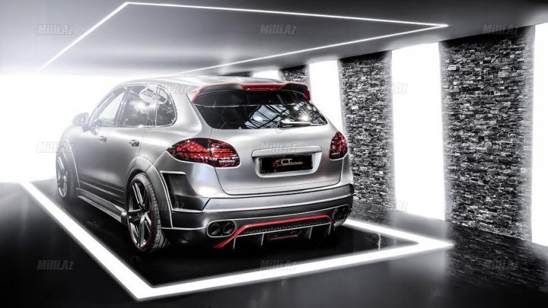 Porsche Cayenne-ə əl gəzdirildi - FOTO