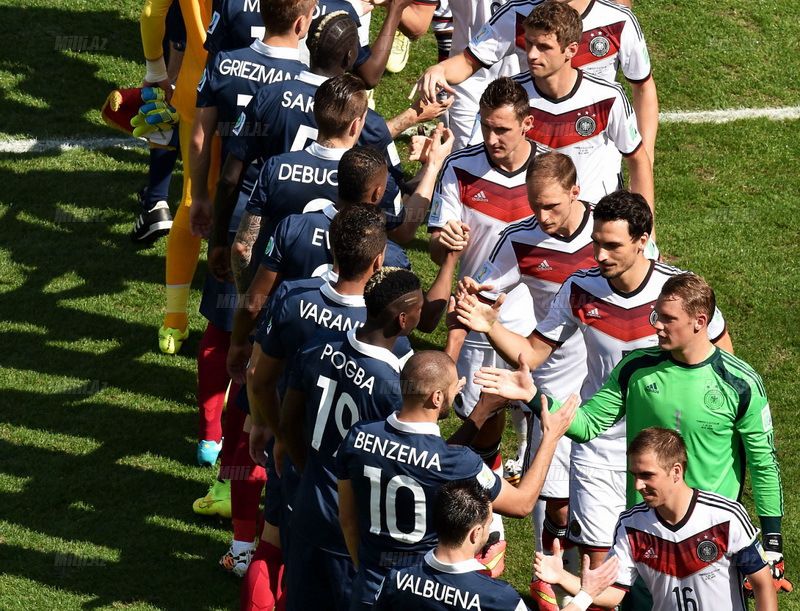DÇ-2014: Almaniya və Braziliya 1/2 finalda - YENİLƏNİB - VİDEO - FOTOSESSİYA