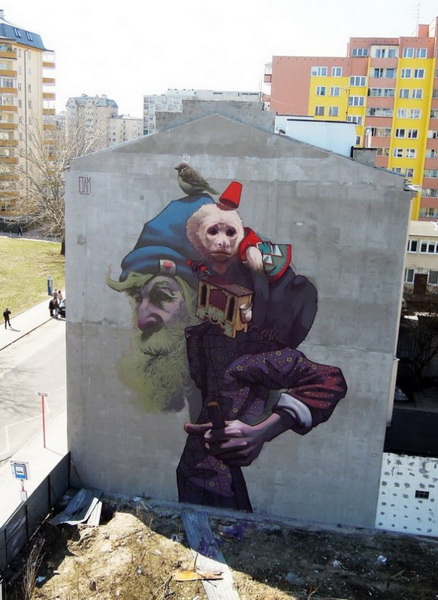 Küçə sənətindəki sürrealizm - FOTO