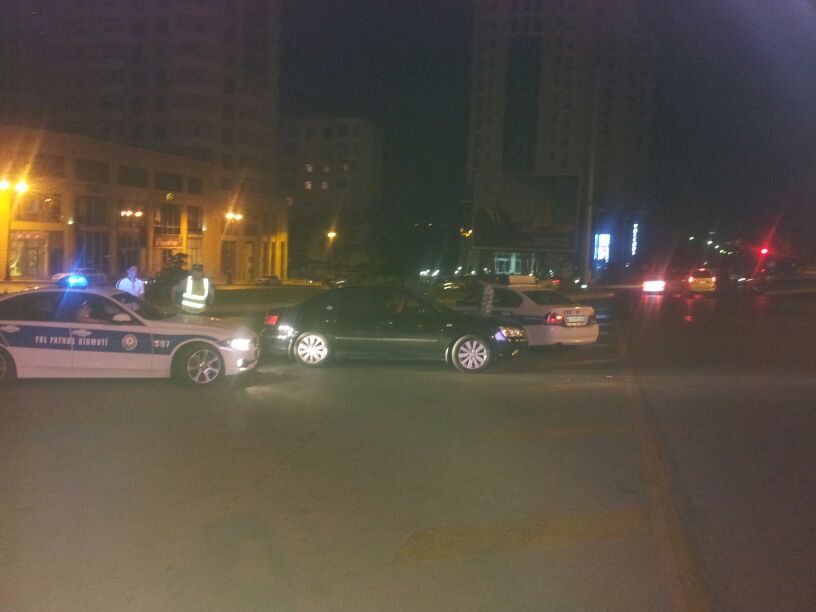 Bakıda "avtoş"ların "Mercedes" davasında yol polisi bıçaqlandı - YENİLƏNİB - FOTO - VİDEO