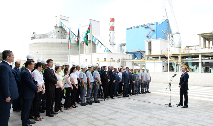 Prezident İlham Əliyev: "Azərbaycanda iqtisadi sahədə və sənaye sahəsində bütün dövlət siyasəti öz əksini tapır" - YENİLƏNİB - FOTO