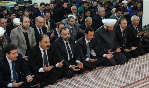Bəşər Əsəd 3 ay sonra ortaya çıxdı - FOTO