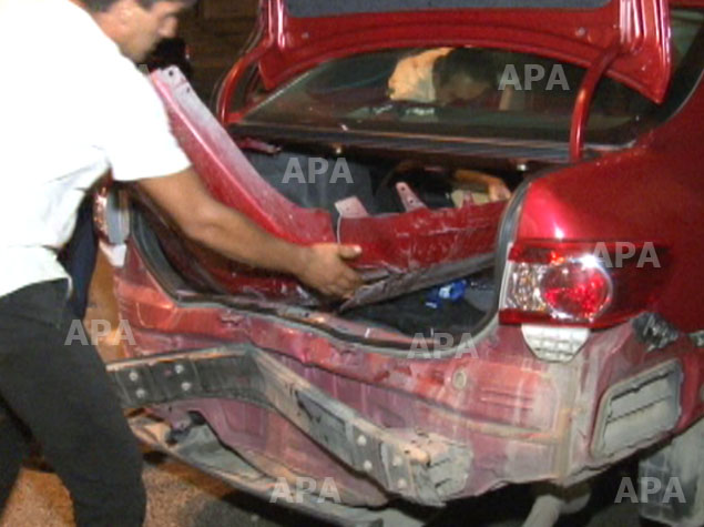 Bakıda "Toyota" və "Mercedes" toqquşdu - VİDEO - FOTO