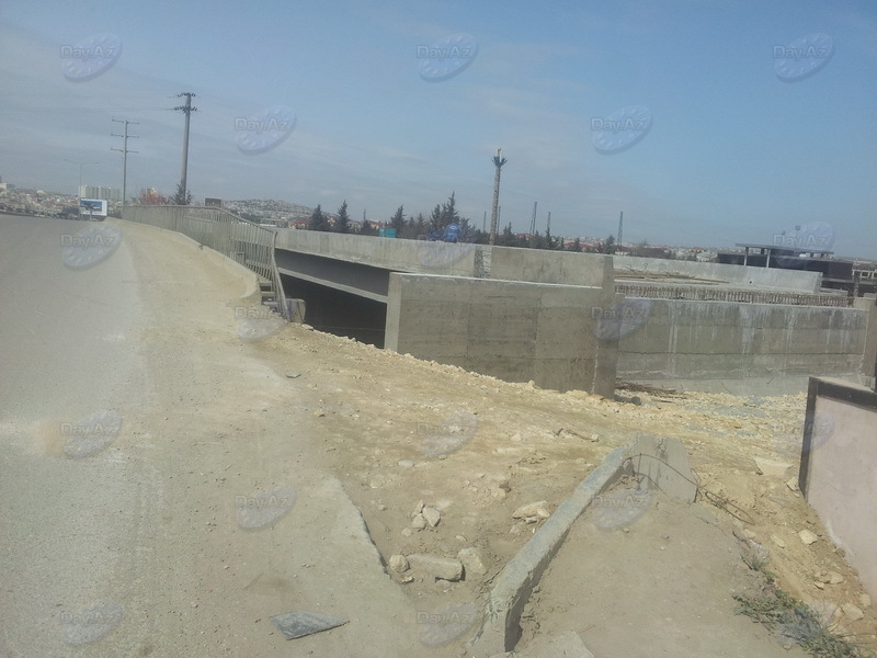 Bakıda yeni yol ötürücüsü tikilir - FOTO - XƏRİTƏ
