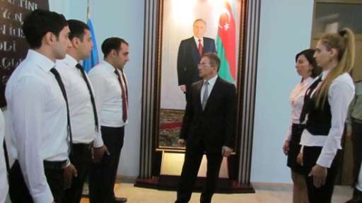 Mədət Quliyev Penitensiar Xidmətin yeni əməkdaşlarını qəbul etdi - FOTO