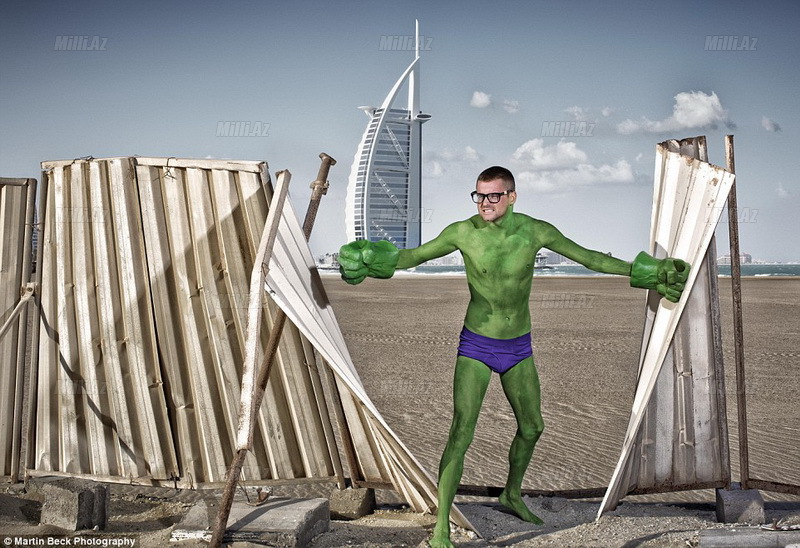 Superqəhrəmanlar adi həyatda - FOTO