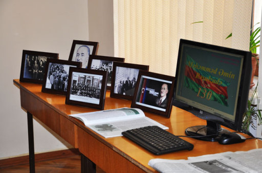 Məhəmməd Əmin Rəsulzadənin 130 illik yubileyi ilə bağlı sərgi təşkil edilib - FOTO
