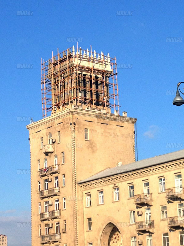 Bakının məşhur simvollarından biri yoxa çıxıb - FOTO