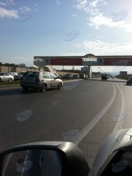 Bakının mərkəzində hərəkət "iflic" oldu - FOTO