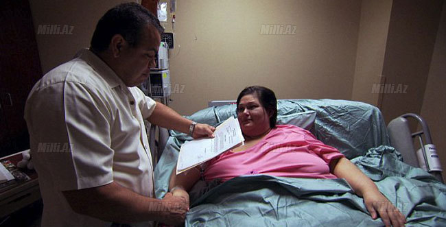 445 kq ağırlıqdan qurtulmaq istəyir - FOTO