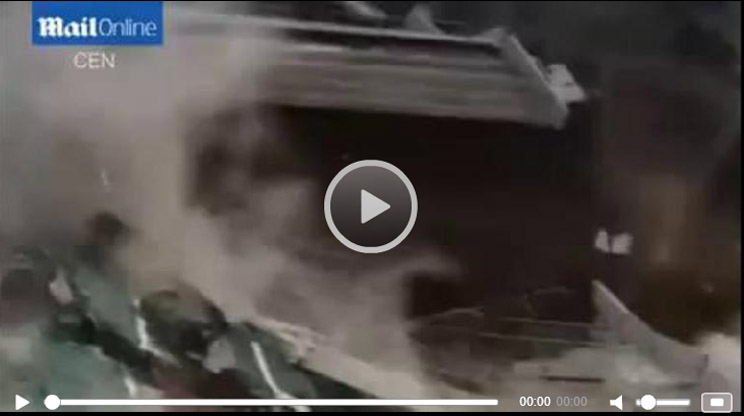 Türkiyənin idman obyekti darmadağın oldu - VİDEO - FOTO