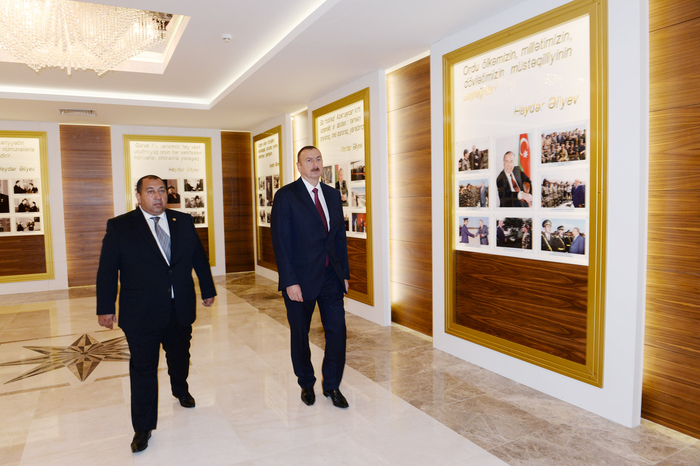 Prezident İlham Əliyev: "Azərbaycan öz sürətli inkişaf dövrünü yaşayır və ölkədə böyük quruculuq işləri aparılır" - YENİLƏNİB - FOTO