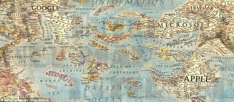 İnternetin belə xəritəsi olmamışdı - FOTO