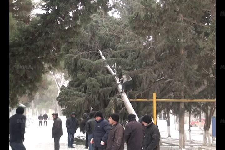 Aran bölgəsi qara təslim oldu - FOTO - VİDEO