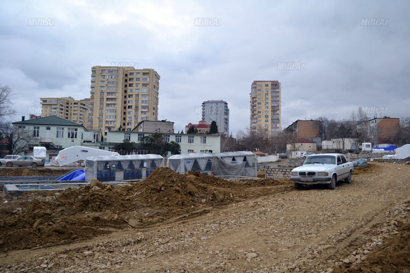 Bakıda yeni tikilən metro stansiyası - FOTOSESSİYA