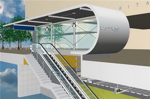 "Elmlər Akademiyası" metro stansiyası belə olacaq - FOTO