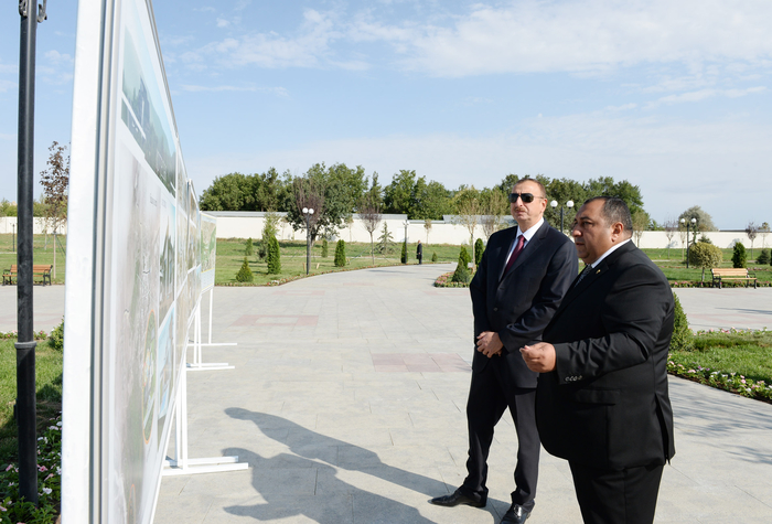 Prezident İlham Əliyev: "Azərbaycan öz sürətli inkişaf dövrünü yaşayır və ölkədə böyük quruculuq işləri aparılır" - YENİLƏNİB - FOTO