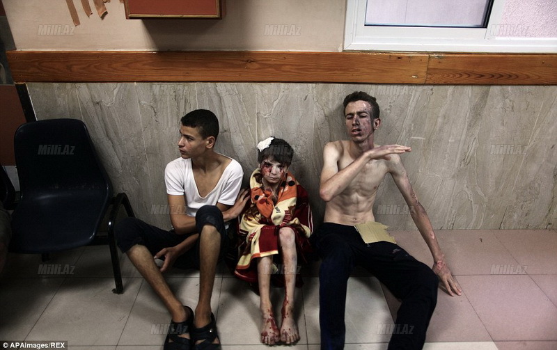 Fələstində xəstələr və uşaqları hədəfə alıblar - FOTOSESSİYA