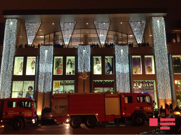 Bakıda "28 Mall" ticarət mərkəzində yanğın baş verib - YENİLƏNİB - VİDEO - FOTO
