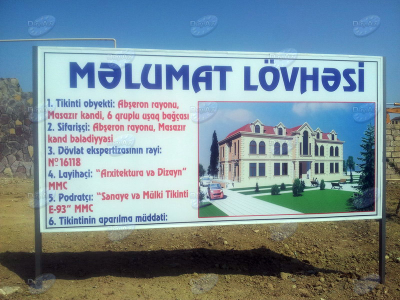 Abşeronda balacaları yeni bağça gözləyir - FOTO