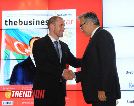 Bakıda "The Business Year: Azerbaijan - 2014" nəşrinin təqdimat mərasimi keçirilib - FOTO