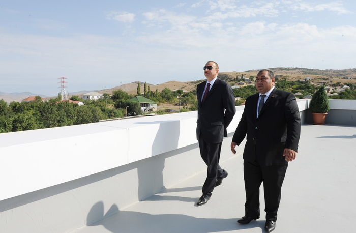 Prezident İlham Əliyev: "Azərbaycan öz sürətli inkişaf dövrünü yaşayır və ölkədə böyük quruculuq işləri aparılır" - YENİLƏNİB - FOTO