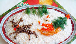 Mətbəx sirləri: "Şaxta baba" salatı - FOTO