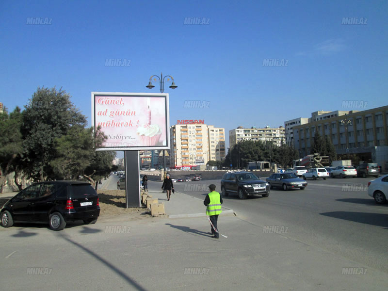 Bakıda maraqlı ad günü təbriki - FOTO