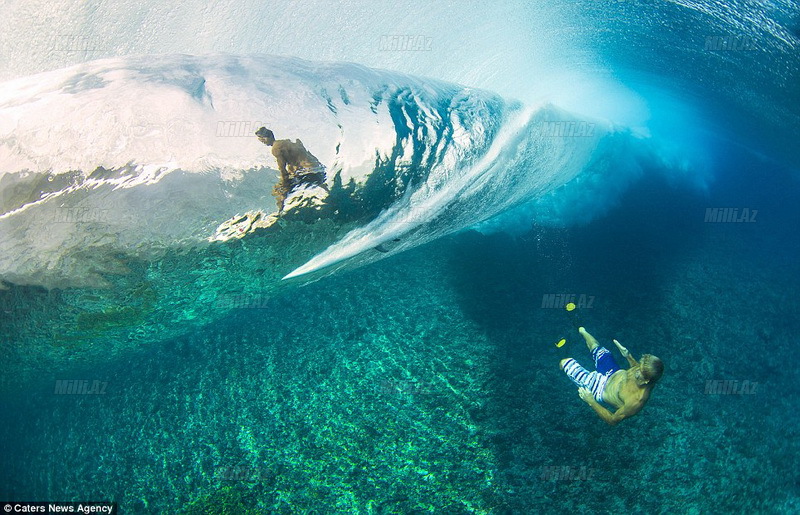Dalğaları ram edən cəsurlar - FOTOSESSİYA