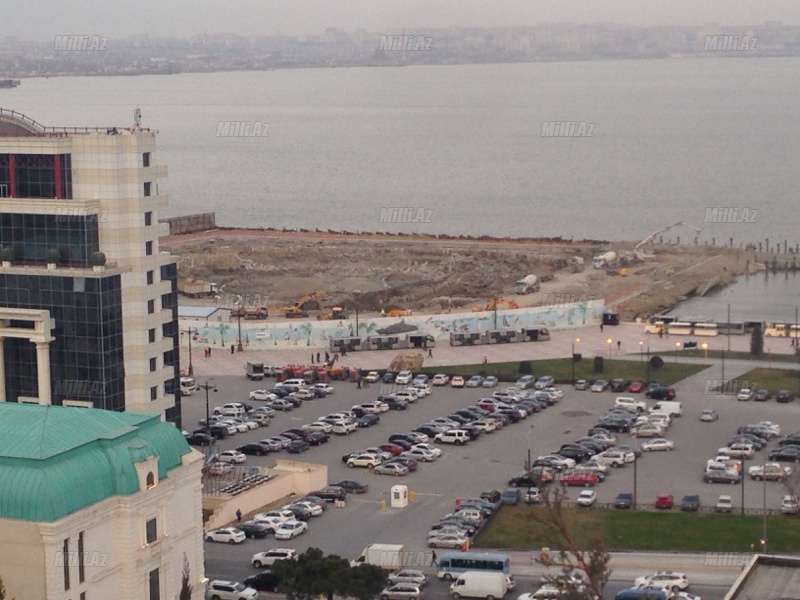 Bakı bulvarına gözlənilməz naxış vurulacaq - FOTO