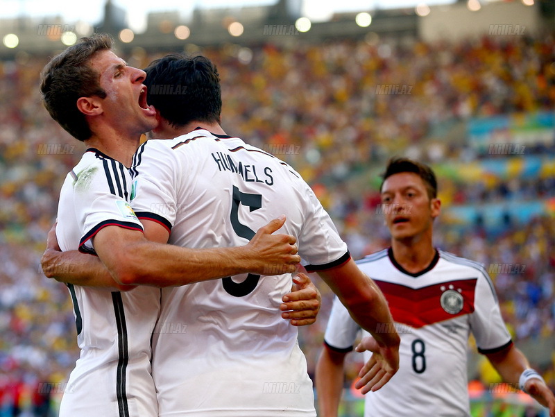 DÇ-2014: Almaniya və Braziliya 1/2 finalda - YENİLƏNİB - VİDEO - FOTOSESSİYA