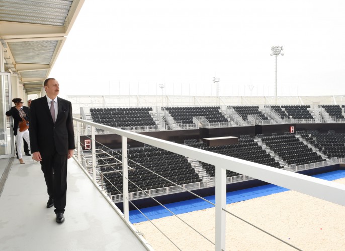 Prezident İlham Əliyev və xanımı Mehriban Əliyeva bir sıra obyektlərin açılışında iştirak ediblər - YENİLƏNİB - FOTO