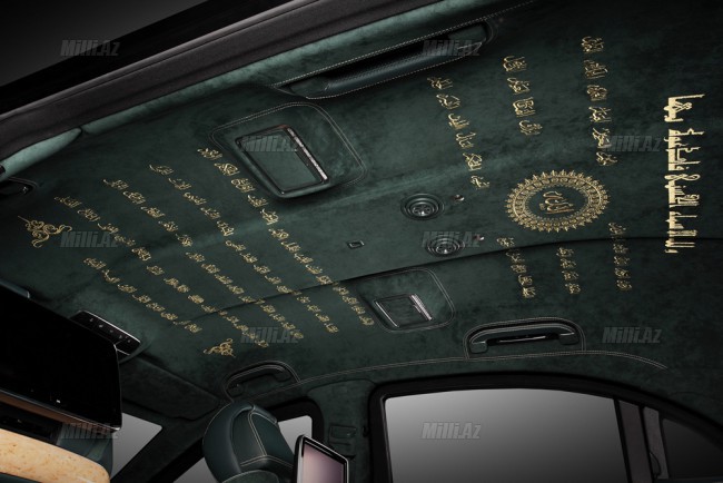 Zirehli, Quran ayəli Mercedes S600 - FOTO