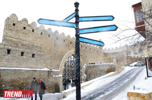 Bakı ağ libasa büründü - FOTOSESSİYA