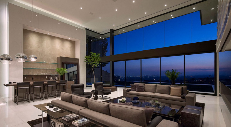 Dəbdəbəli ikimərtəbəli villa - FOTO