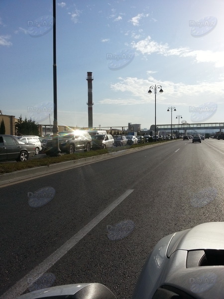Bakının mərkəzində hərəkət "iflic" oldu - FOTO