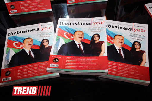 Bakıda "The Business Year: Azerbaijan - 2014" nəşrinin təqdimat mərasimi keçirilib - FOTO