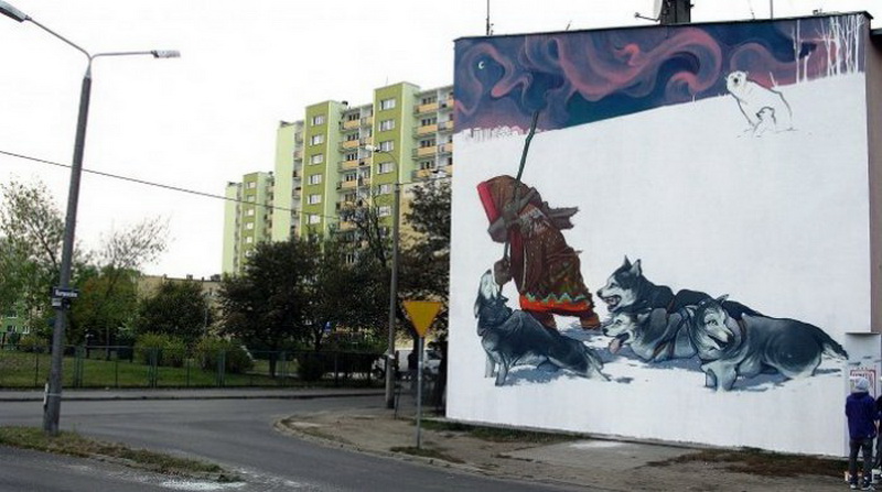 Küçə sənətindəki sürrealizm - FOTO