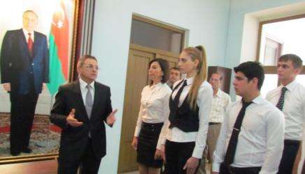 Mədət Quliyev Penitensiar Xidmətin yeni əməkdaşlarını qəbul etdi - FOTO
