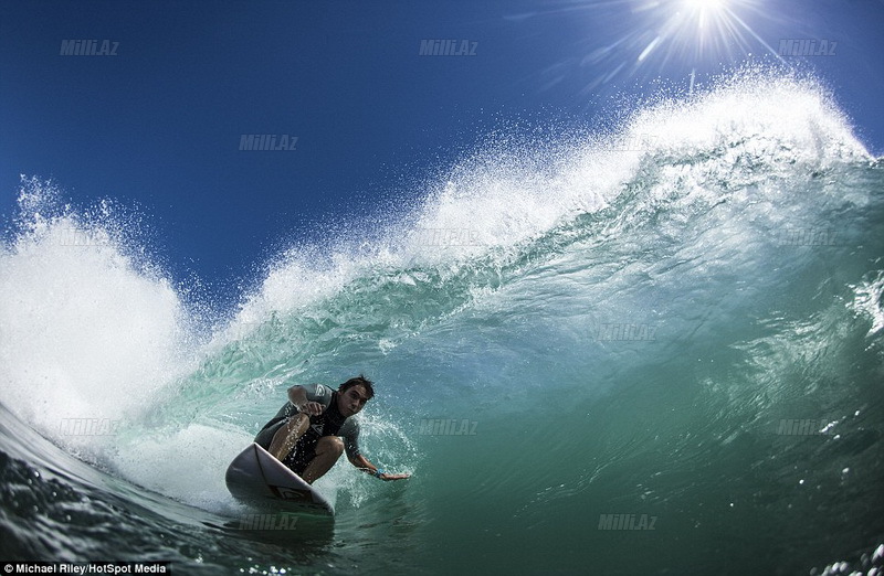 Dalğaları ram edən cəsurlar - FOTOSESSİYA
