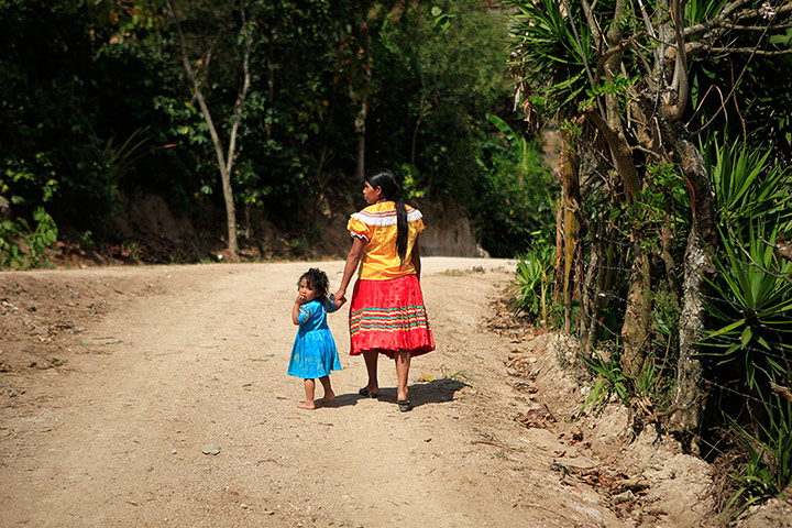 Mother & Daughter in the village of Tunuco Arriba, Jocotan in Guatemala