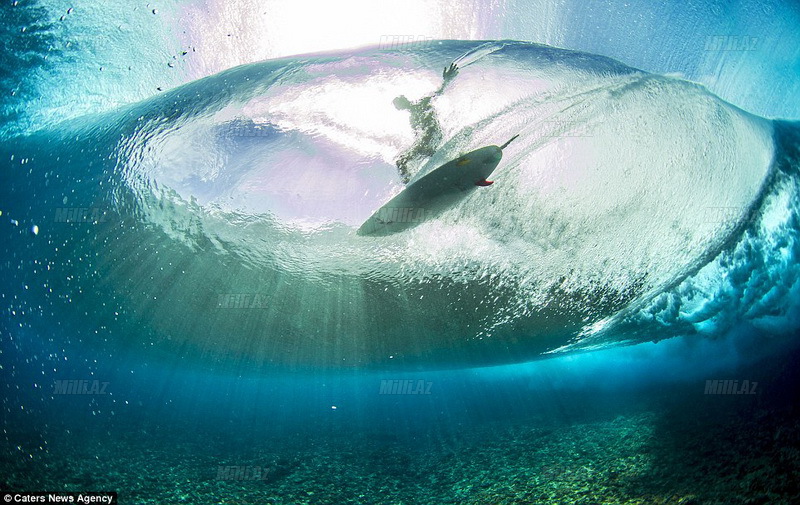 Dalğaları ram edən cəsurlar - FOTOSESSİYA